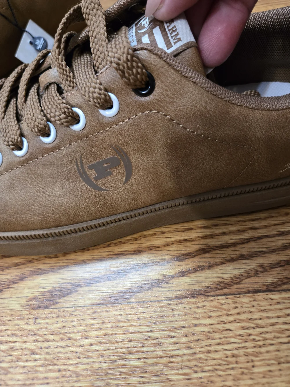 Phat Farm Brown Low-Top Sneakers Sz 9